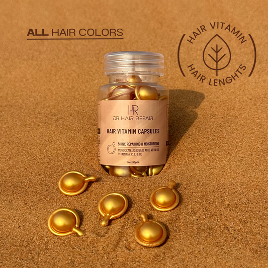 Hair Vitamin Capsules | Gold -all hair colors (30pcs) *Up to 15weeks