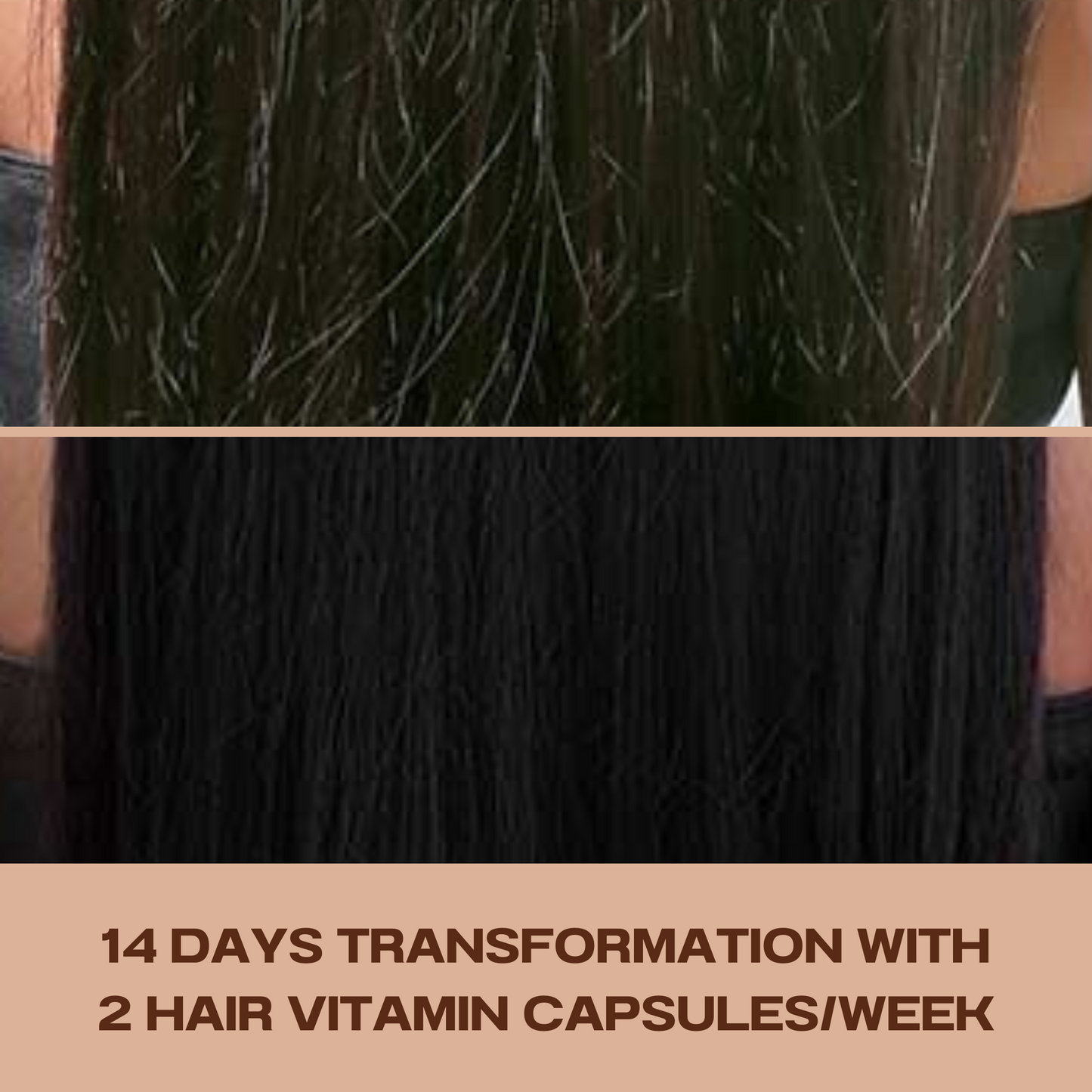 Hair Vitamin Capsules | Black -dark hair color (30pcs) *Up to 15weeks